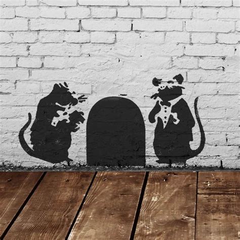 banksy stencils for walls